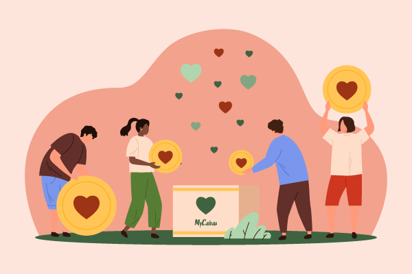 illustration d'un marché